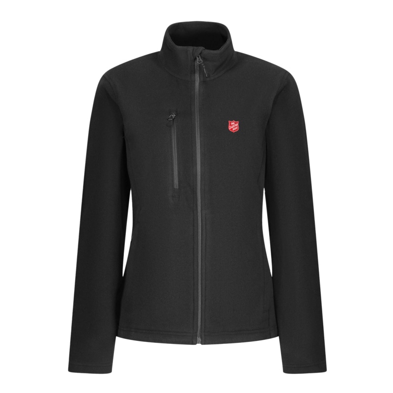 Sustainable Ladies Fleece in Black